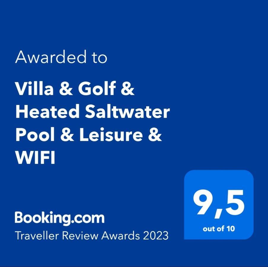 Villa & Golf & Heated Saltwater Pool & Leisure & Wifi Caleta De Fuste Bagian luar foto