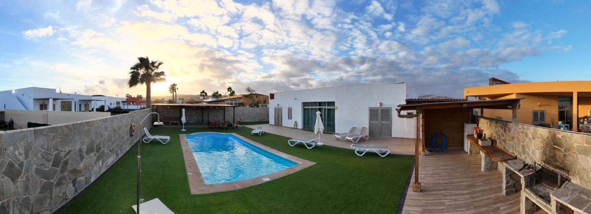Villa & Golf & Heated Saltwater Pool & Leisure & Wifi Caleta De Fuste Bagian luar foto